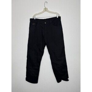 Scorpion EXO Covert Moto Denim Jeans Kevlar Lined Black Sz 38 Relaxed Fit Biker